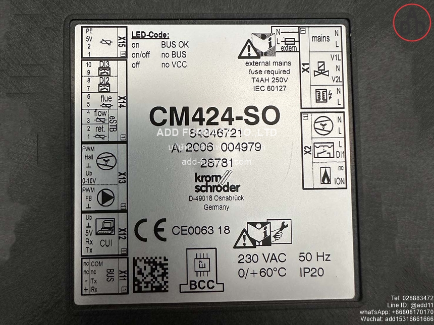 Kromschroder CM424-SO with CM4 Adapter(19)